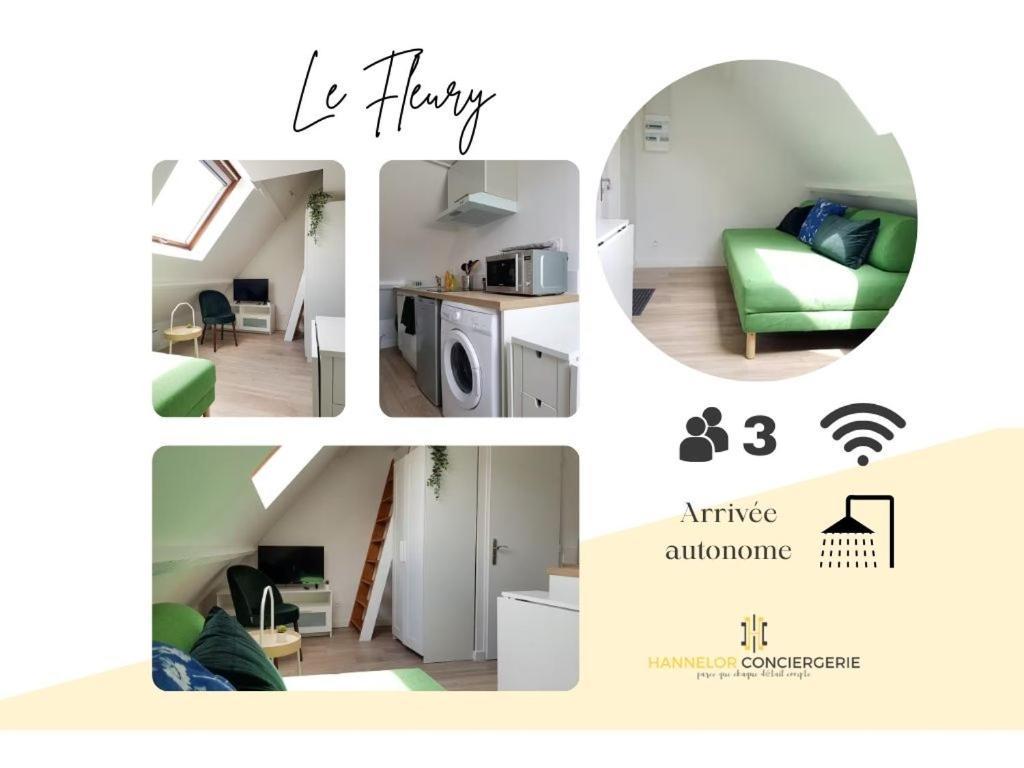 Le Fleury - Studio Calme Proche De Rouen Deville-les-Rouen ภายนอก รูปภาพ